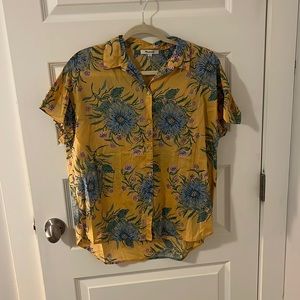 Madewell Floral Button Down